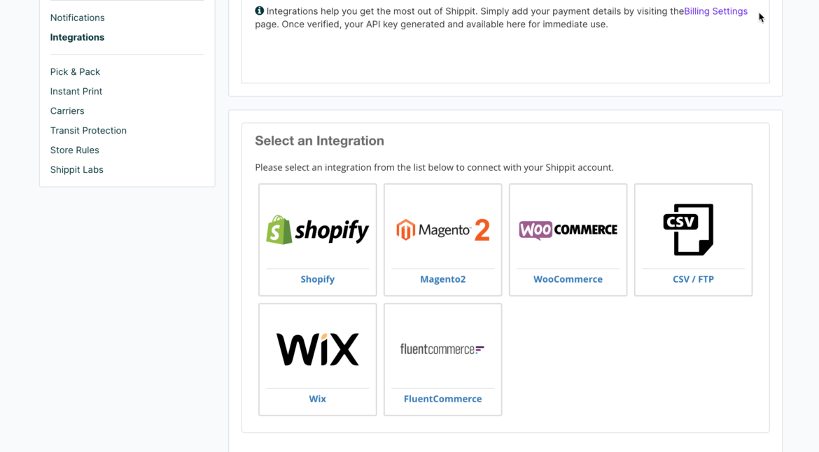 shipping and fulfilment